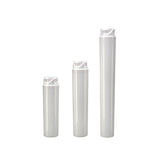 2.7" Tall 8 ml PP Tube (16mm) - White - Plastic Tube | General Bottle Supply