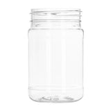 6 oz Round PET Plastic Jars - Clear - Plastic Jar | General Bottle Supply