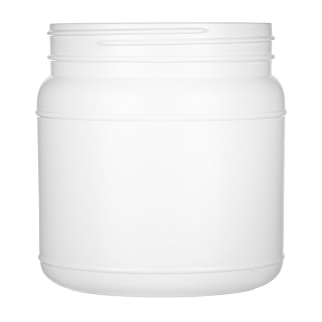 1000 cc Round Packer HDPE Bottles - White - Plastic Bottle | General Bottle Supply