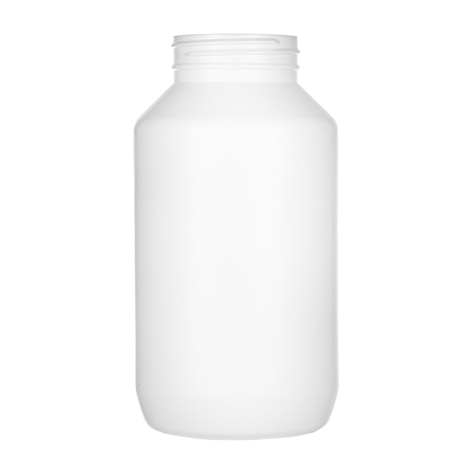 625 cc Round Packer HDPE Bottles - White - Plastic Bottle | General Bottle Supply