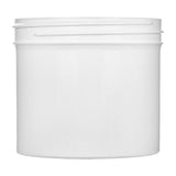12 oz Single Wall Polypropylene - White - Plastic Jar | General Bottle Supply