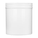 16 oz Single Wall Polypropylene - White - Plastic Jar | General Bottle Supply