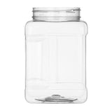 48 oz Square PET Jars - Clear - Plastic Jar | General Bottle Supply