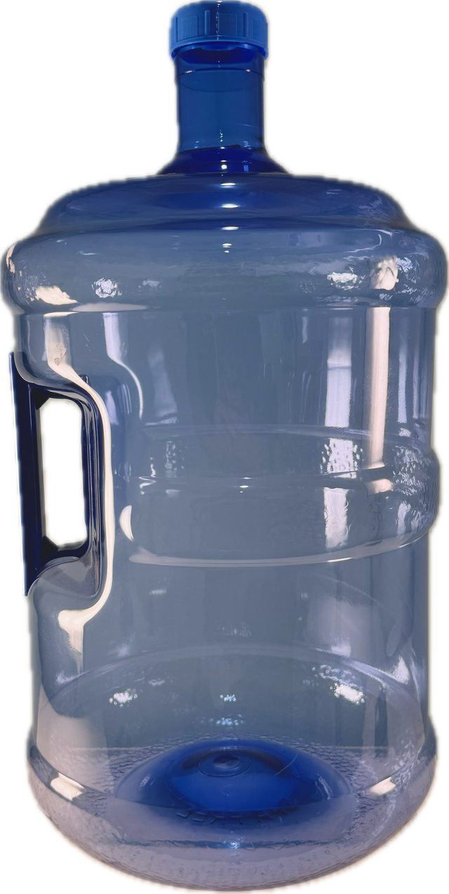 5 Gallon PET Water Bottle with Handle & Cap - Plastic Bottle | General Bottle Supply