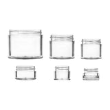 2 oz Thick Wall Plastic Jar Polystyrene - Clear - Plastic Jar | General Bottle Supply