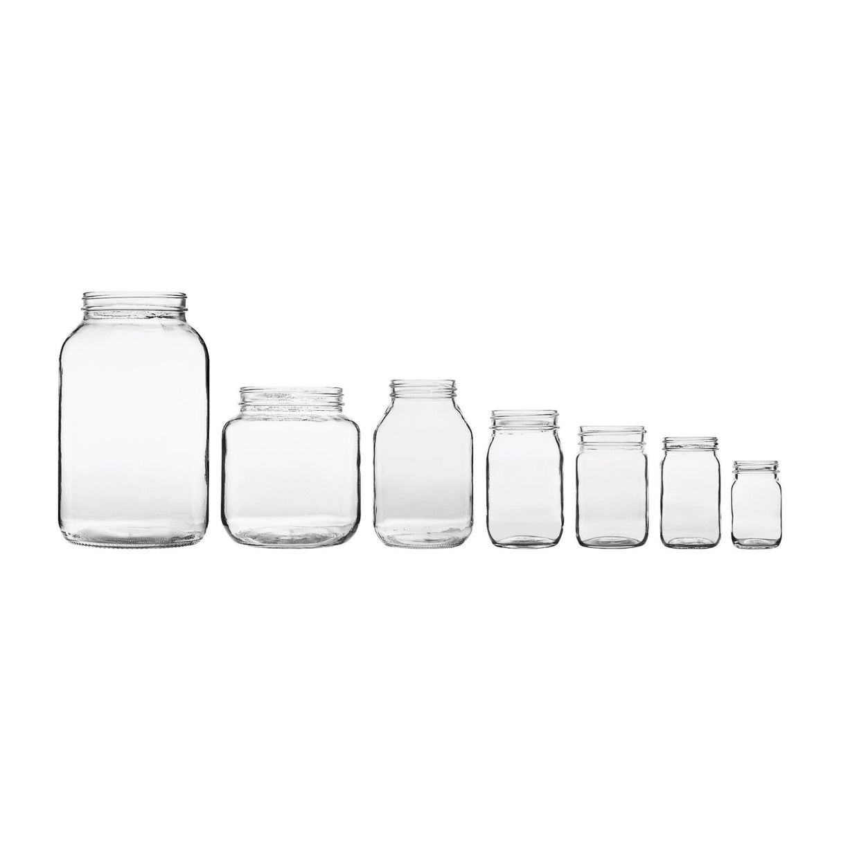 0.5 Gallon Universal Glass Jar - Flint - Glass Jar | General Bottle Supply