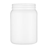 64 oz Wide Mouth HDPE Jars - White - Plastic Jar | General Bottle Supply