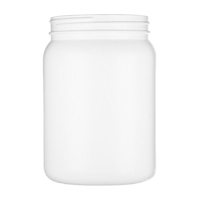 64 oz Wide Mouth HDPE Jars - White - Plastic Jar | General Bottle Supply
