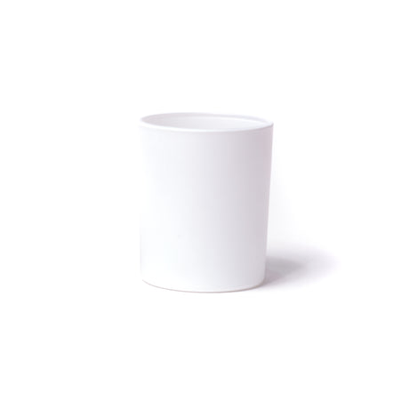 7oz Glass Candle Jar - Matte White - Glass Jar | General Bottle Supply