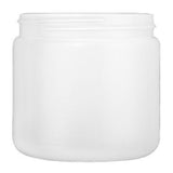 16 oz Wide Mouth HDPE Jars - Natural - Plastic Jar | General Bottle Supply