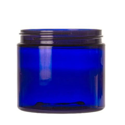 4 oz Wide Mouth PET Jars - Blue - Plastic Jar | General Bottle Supply