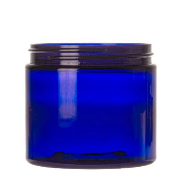 4 oz Wide Mouth PET Jars - Blue - Plastic Jar | General Bottle Supply