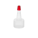 Yorker (Spouted) Caps - Hole With Red Tip (28/400) - Dispensing Caps | General Bottle Supply