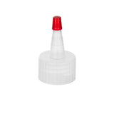 Yorker (Spouted) Caps - No Hole With Red Tip (28/410) - Dispensing Caps | General Bottle Supply