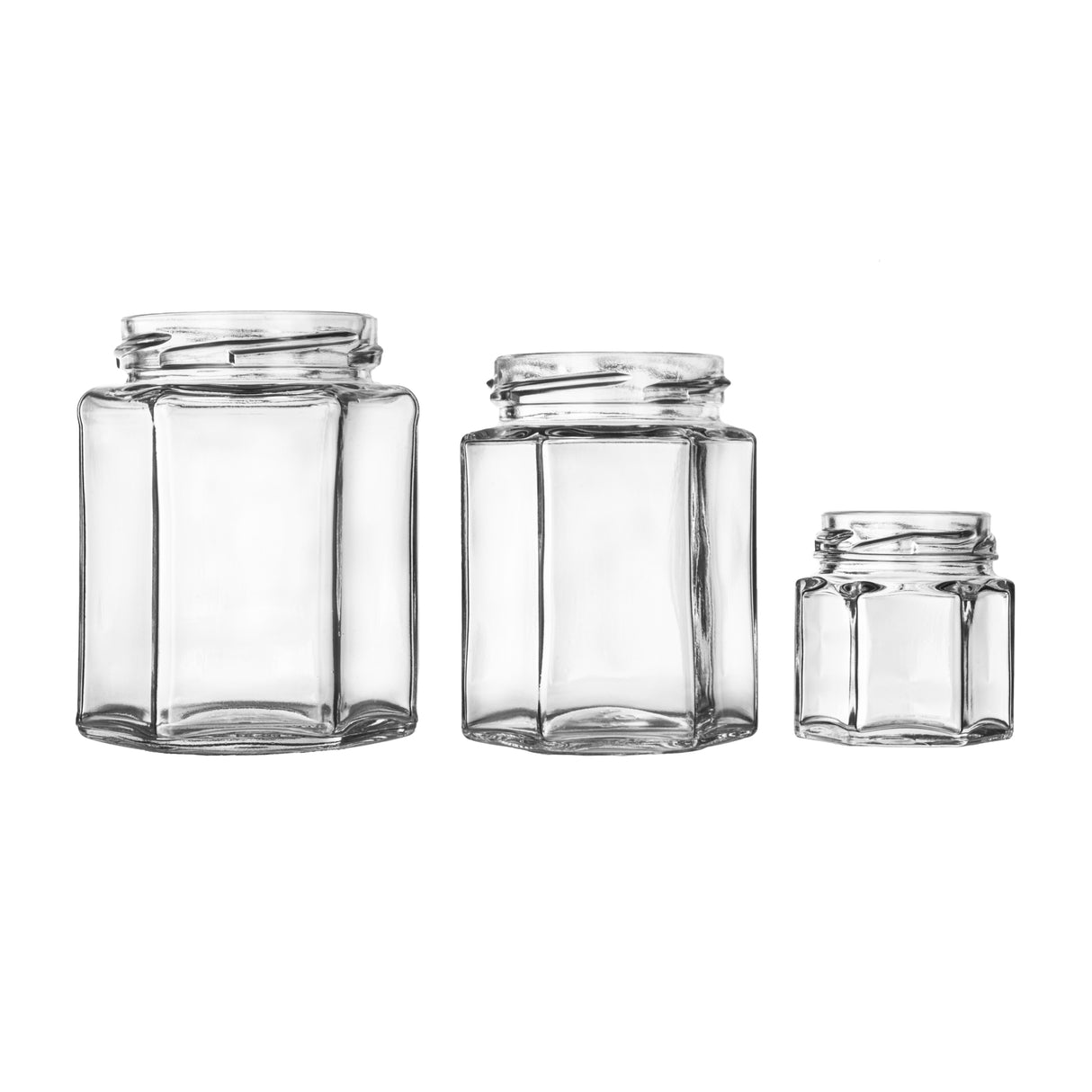 6.5 oz Hexagon Jar - Glass Jar | General Bottle Supply