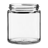4 oz Straight Sided Glass Jars - Flint - Glass Jar | General Bottle Supply