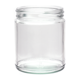 9 oz Straight Sided Glass Jars - Flint (70/400) - Glass Jar | General Bottle Supply